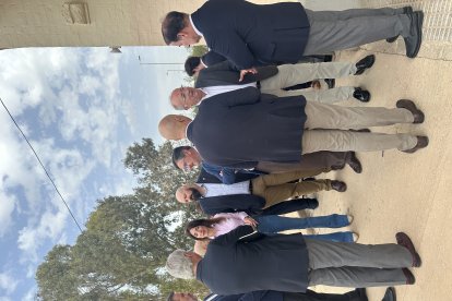 Acto empresarial en la estación de Pulpí.