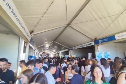 Jornadas de bienvenida en la Universidad de Almería.
