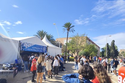 Jornadas de bienvenida en la Universidad de Almería.