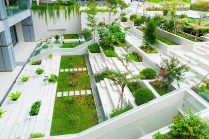 Premio A La Sostenibilidad, Etown 6 Office Building, Ciudad De Ho Chi Minh, Vietnam.