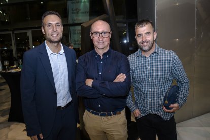 Francisco Tarifa, Julio Pérez y Emilio Tello.