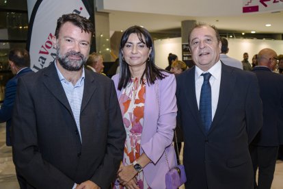 José Carricondo, vicepresidente de AJE Almería y Gemma Salinas.
