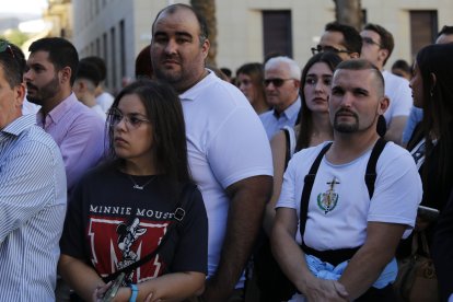 Procesión extraordinaria de Los Ángeles por las calles de Almería.