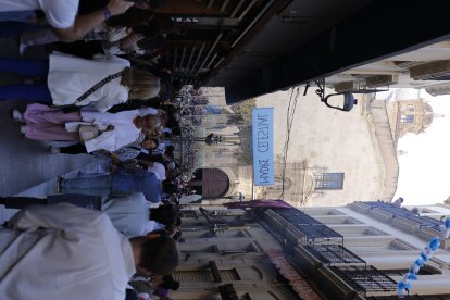 Procesión extraordinaria de Los Ángeles por las calles de Almería.