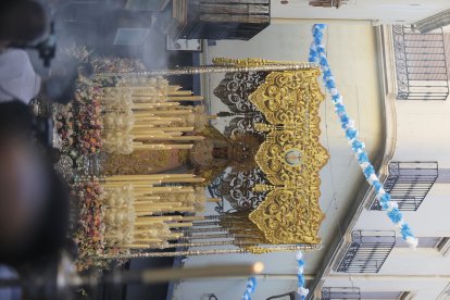 Procesión extraordinaria de Los Ángeles por las calles de Almería.