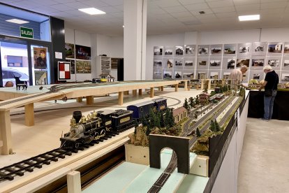 La gran maqueta central, de 8x4 metros.