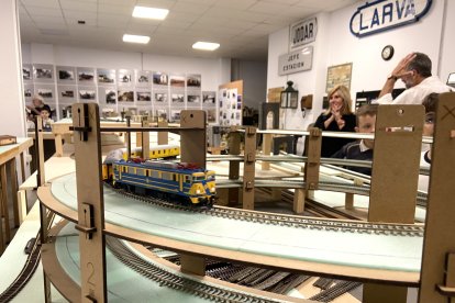 Tramo helicoidal de la maqueta central.