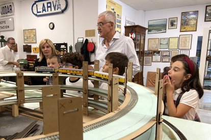 Tramo helicoidal de la maqueta central.