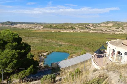 La poza de agua termal al aire libre que también ha \'reaparecido\'.