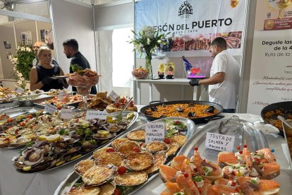 Algunas de las tapas del Resturante Mesón del Puerto.