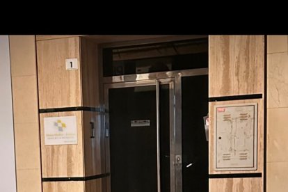 Desperfectos causados por el granizo este lunes.