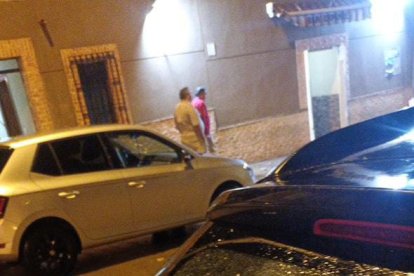 Desperfectos causados por el granizo este lunes.