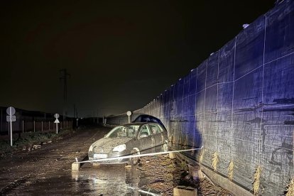 Invernaderos afectados en El Ejido por el temporal.