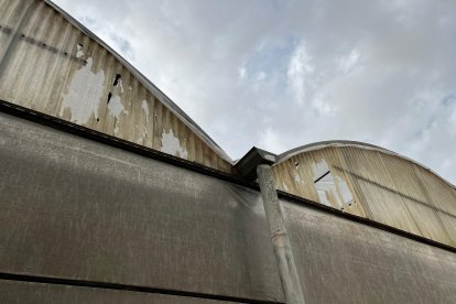 Daños en naves en las Norias de Daza, El Ejido.