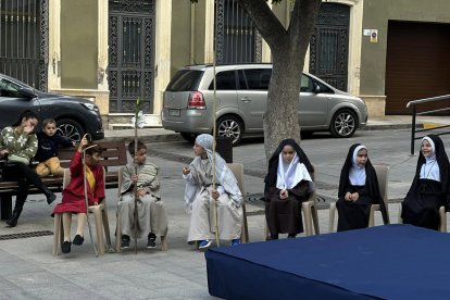 Fiesta de disfraces de Santos en Gádor.