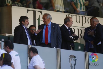 Alfonso García en el palco. 