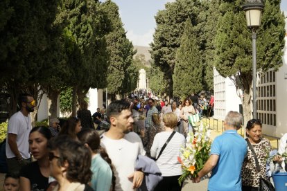 Día de Todos los Santos en el Cementerio de San José y Santa Adela de Almería.