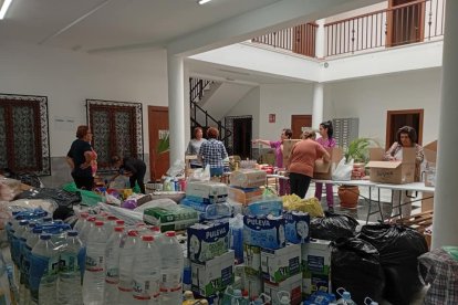 Desde Antas también colaboran con los vecinos afectados por la DANA en Valencia.