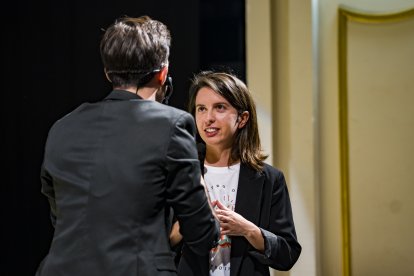 ¿Impro Qué? durante su espectáculo de teatro de improvisación.