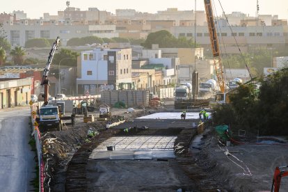 Así avanza el soterramiento en Almería