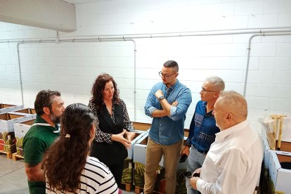 La alcaldesa y el director de LA VOZ han conocido de primera mano las necesidades de los voluntarios y la solidaridad de los almerienses.
