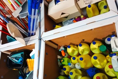 Parte del material donado por los almerienses.