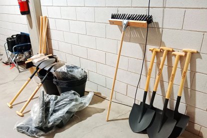 Parte del material donado por los almerienses.