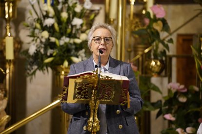 Un momento de la misa de despedida de Vasyl Diakiv.