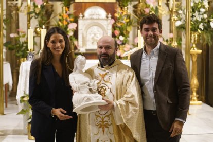 Vasyl Diakiv recibió una Virgen de la Paz