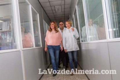 Susana Díaz recorre la provincia de Almería con diversos actos de campaña de las elecciones andaluzas del 22M y cierra la jornada con un