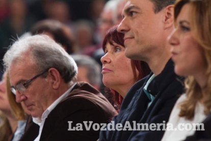 Susana Díaz recorre la provincia de Almería con diversos actos de campaña de las elecciones andaluzas del 22M y cierra la jornada con un