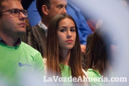 Rajoy da un mitin en el Auditorio de Roquetas de Mar para dar su apoyo a Juanma Moreno. Fotos: Fran Muñoz