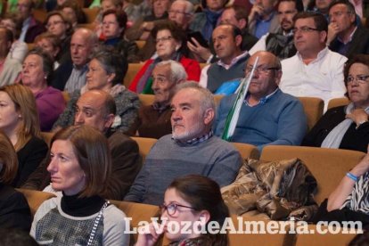 Rajoy da un mitin en el Auditorio de Roquetas de Mar para dar su apoyo a Juanma Moreno. Fotos: Fran Muñoz