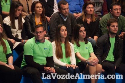 Rajoy da un mitin en el Auditorio de Roquetas de Mar para dar su apoyo a Juanma Moreno. Fotos: Fran Muñoz