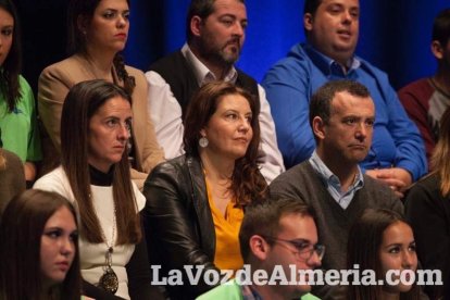 Rajoy da un mitin en el Auditorio de Roquetas de Mar para dar su apoyo a Juanma Moreno. Fotos: Fran Muñoz