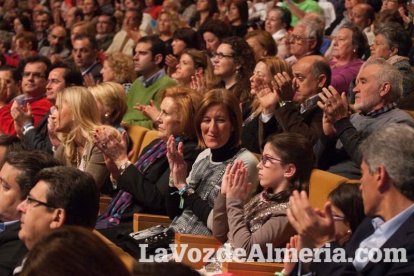 Rajoy da un mitin en el Auditorio de Roquetas de Mar para dar su apoyo a Juanma Moreno. Fotos: Fran Muñoz