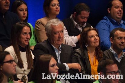 Rajoy da un mitin en el Auditorio de Roquetas de Mar para dar su apoyo a Juanma Moreno. Fotos: Fran Muñoz