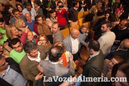 Rajoy da un mitin en el Auditorio de Roquetas de Mar para dar su apoyo a Juanma Moreno. Fotos: Fran Muñoz
