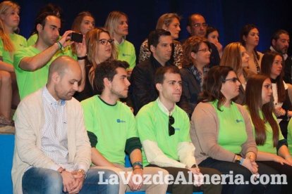 Rajoy da un mitin en el Auditorio de Roquetas de Mar para dar su apoyo a Juanma Moreno. Fotos: Fran Muñoz