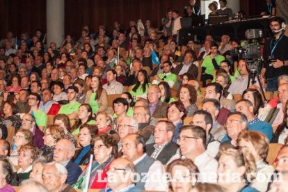 Rajoy da un mitin en el Auditorio de Roquetas de Mar para dar su apoyo a Juanma Moreno. Fotos: Fran Muñoz