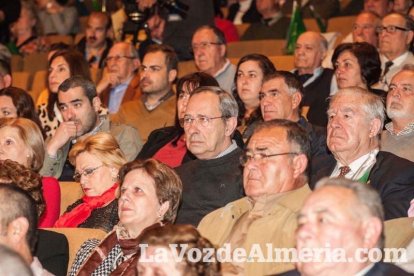 Rajoy da un mitin en el Auditorio de Roquetas de Mar para dar su apoyo a Juanma Moreno. Fotos: Fran Muñoz
