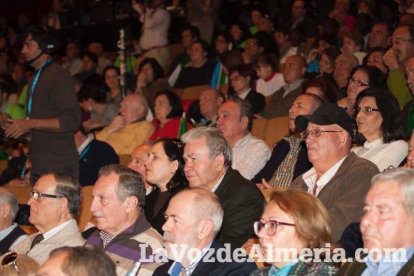 Rajoy da un mitin en el Auditorio de Roquetas de Mar para dar su apoyo a Juanma Moreno. Fotos: Fran Muñoz