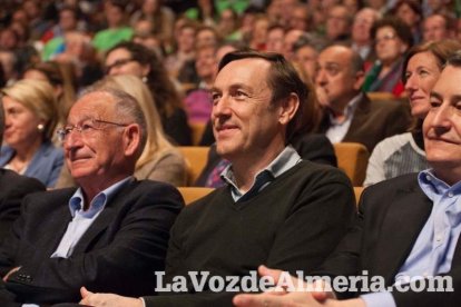 Rajoy da un mitin en el Auditorio de Roquetas de Mar para dar su apoyo a Juanma Moreno. Fotos: Fran Muñoz