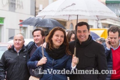 Mitin en Adra de Juan Manuel Moreno, candidato del PP a la Junta de Andalucía. Fotos: Juan Sánchez.