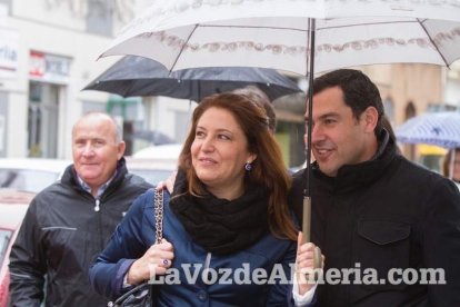Mitin en Adra de Juan Manuel Moreno, candidato del PP a la Junta de Andalucía. Fotos: Juan Sánchez.