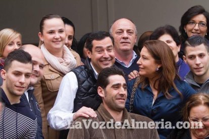 Mitin en Adra de Juan Manuel Moreno, candidato del PP a la Junta de Andalucía. Fotos: Juan Sánchez.