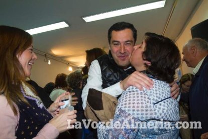 Mitin en Adra de Juan Manuel Moreno, candidato del PP a la Junta de Andalucía. Fotos: Juan Sánchez.