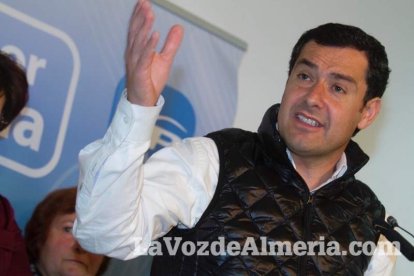 Mitin en Adra de Juan Manuel Moreno, candidato del PP a la Junta de Andalucía. Fotos: Juan Sánchez.