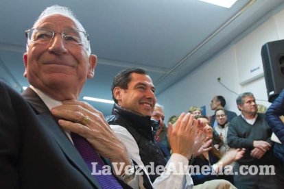 Mitin en Adra de Juan Manuel Moreno, candidato del PP a la Junta de Andalucía. Fotos: Juan Sánchez.