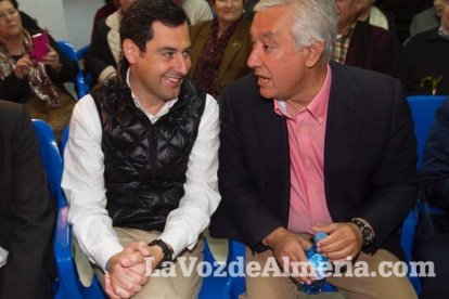 Mitin en Adra de Juan Manuel Moreno, candidato del PP a la Junta de Andalucía. Fotos: Juan Sánchez.